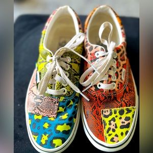 Multi Color Animal Print VANS